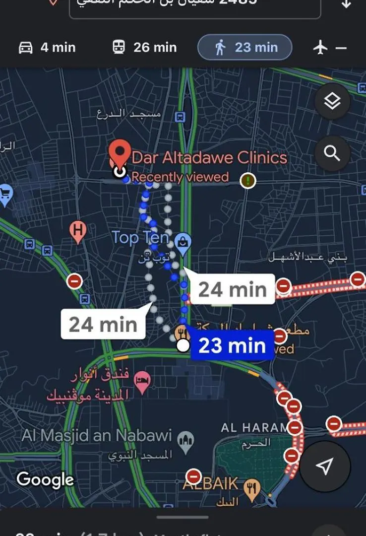 شقة بغرفتي نوم قريبة من المسجد النبوي 202 دخّول ذاتي Self Check In Medina